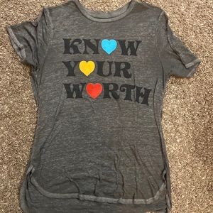“Know Your Worth” t-shirt